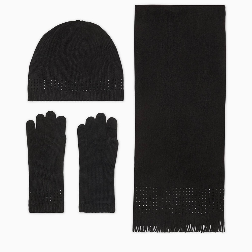 Calvin Klein Hat, Scarf, Gloves Set